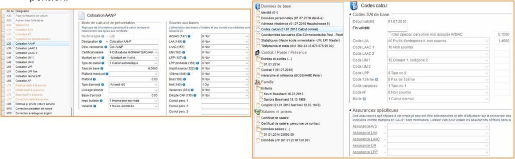 Gestion Intégrée des Assurances et Plans de Retraite (LPP)