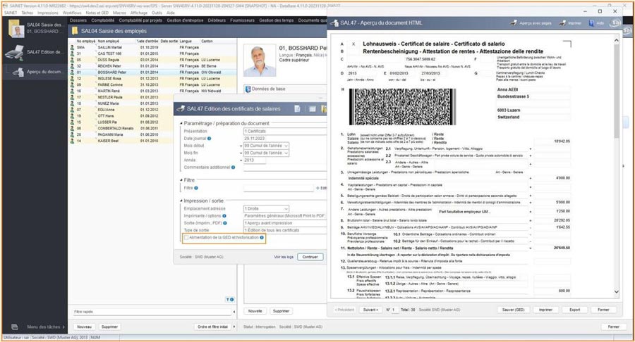 Gestion électronique des documents (GED) centralisée dans SAINet