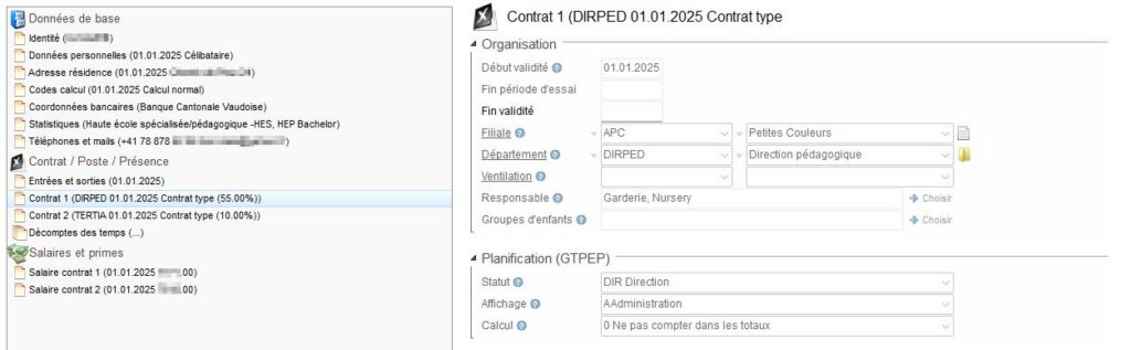 Gérer plusieurs postes avec un logiciel de paie suisse
